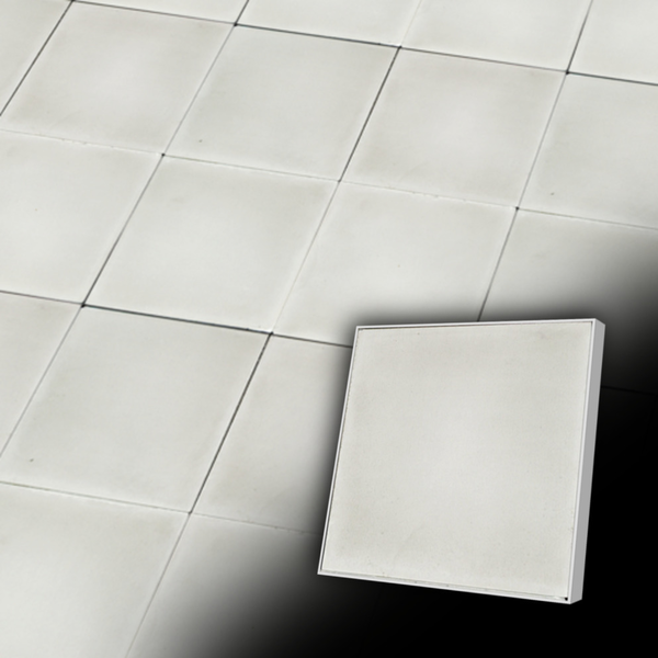Zementfliesen antik, historischer Baustoff | Einfarbig | Fliese antik | Muster Q16-20X20-F1-1005 | Ventano