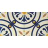 Zementfliesen jugendstil blau gelb kueche V20-651-A_2